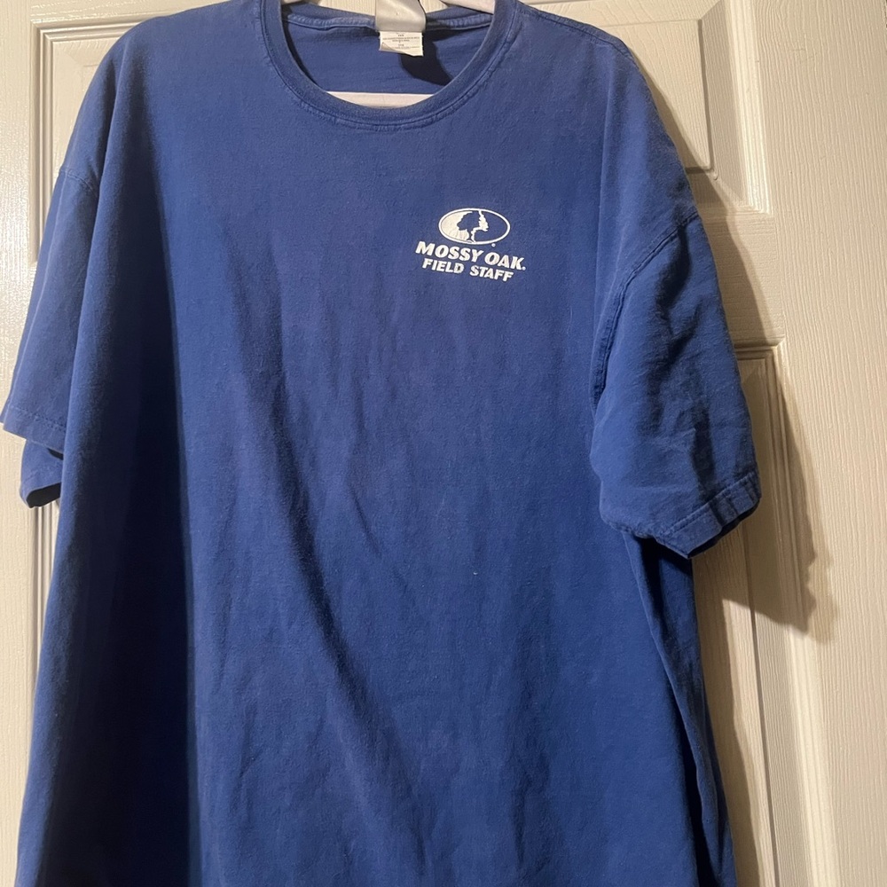 Mossy Oak Field Staff Blue Tee